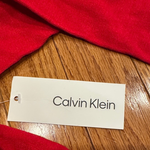Calvin Klein Women's Red Turtleneck Sweater - Picture 2 of 3